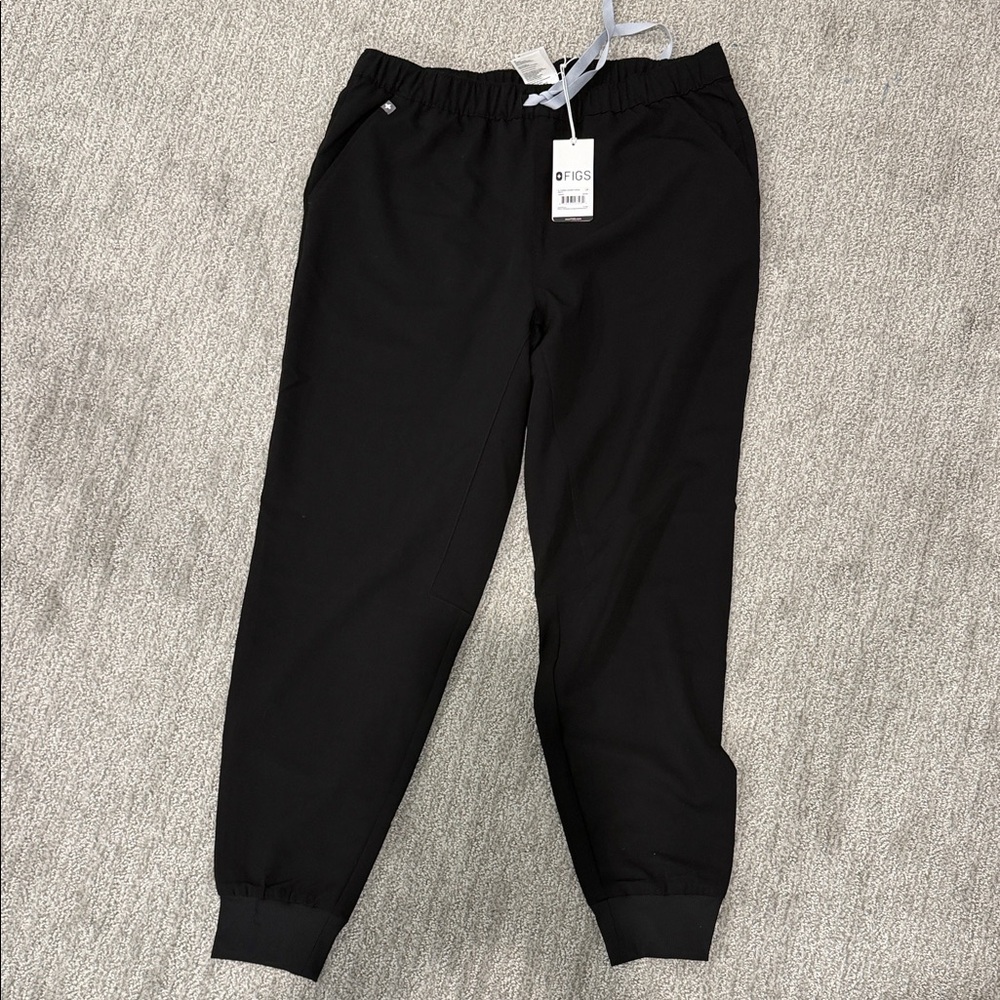 FIGS Classic Black Jogger Pants